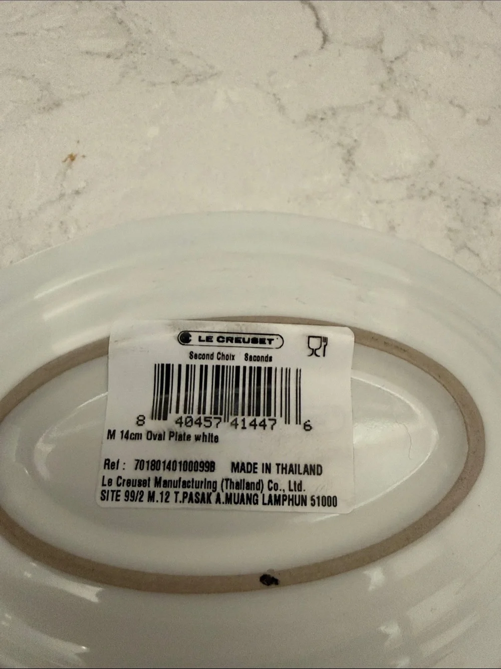 Le Creuset White mini Oval Serving Dish